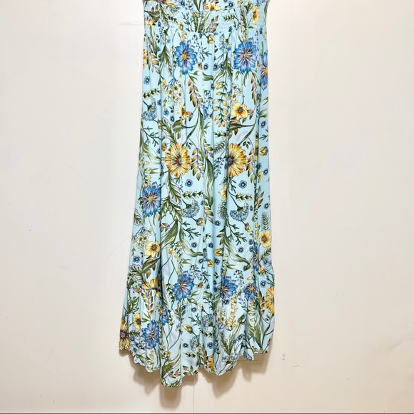ABEL THE LABEL Floral Flutter Sleeve Maxi Dress - Picture 11 of 14